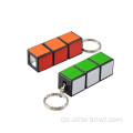 Kunststoff Mini Magic Cube LED Keychain Taschenlampe